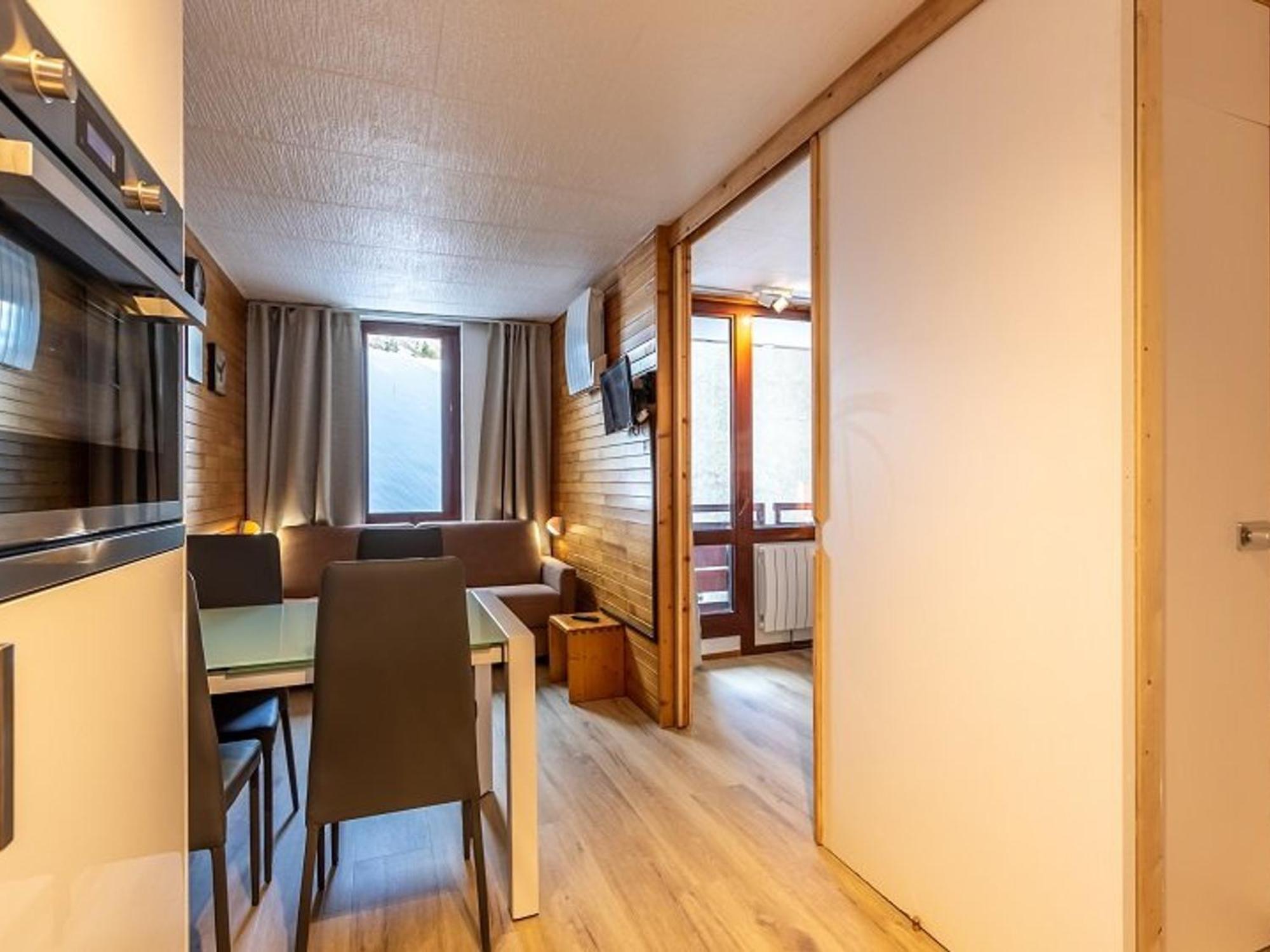 Studio Renove Au Coeur De Plagne Bellecote, 4 Pers, Balcon, Proche Telecabine - Fr-1-351-65 Apartment La Plagne Luaran gambar